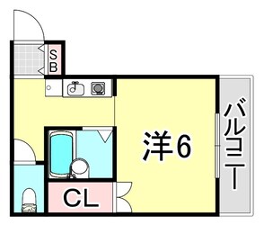 シティハイツ須磨の物件間取画像